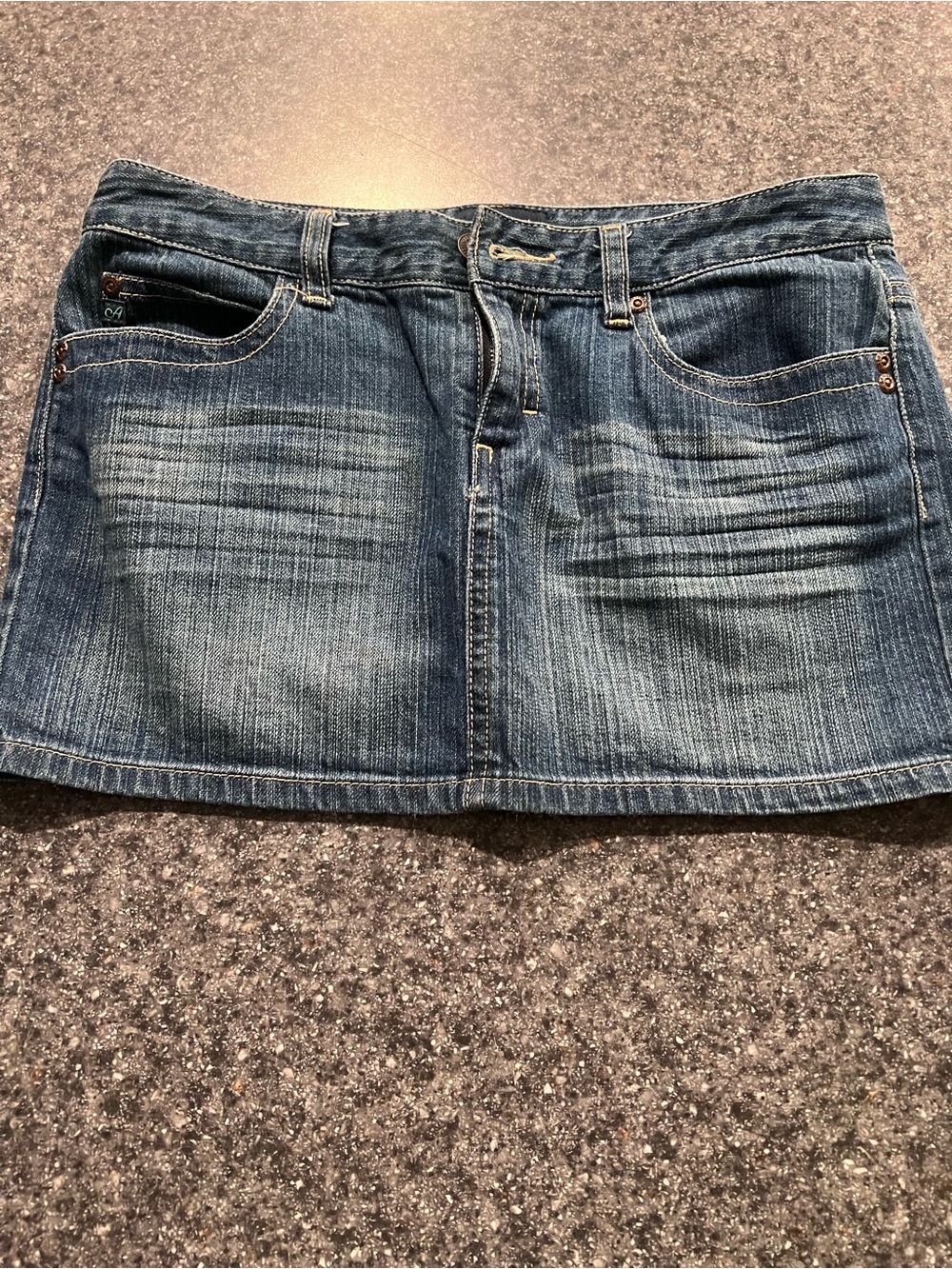 Aeropostale Denim Mini Skirt - Blue Wash